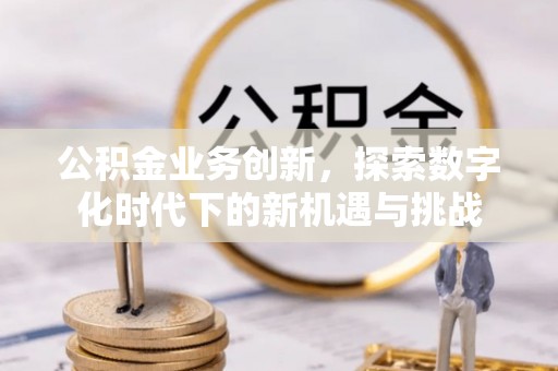 屏山公积金业务创新，探索数字化时代下的新机遇与挑战